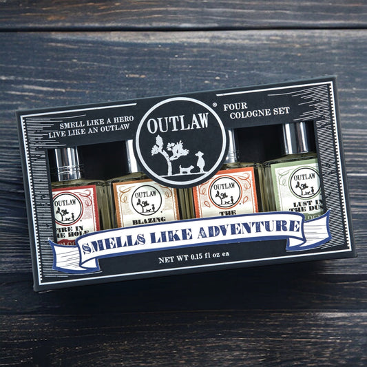 Outlaw Sample Cologne Set - A boxed set of 4 colognes to try