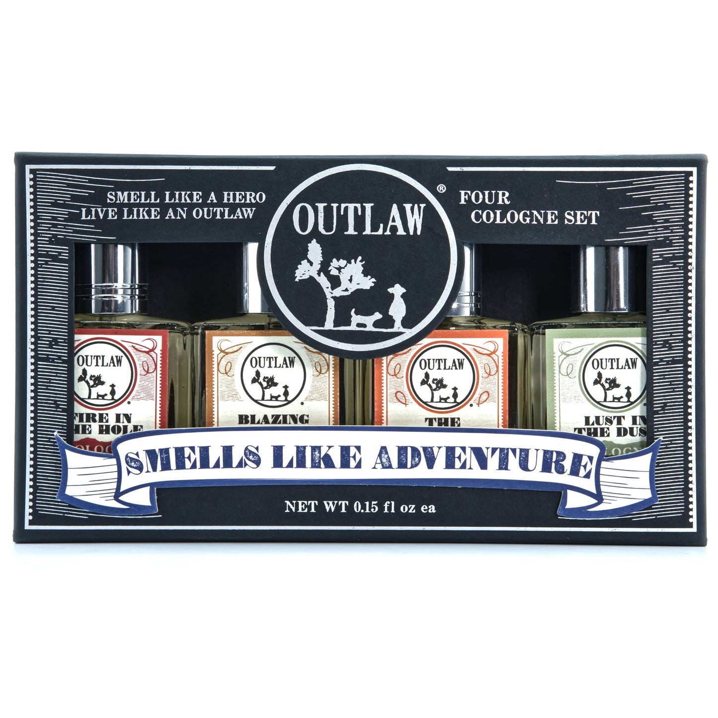 Outlaw Sample Cologne Gift Set - Set Of 4 Colognes