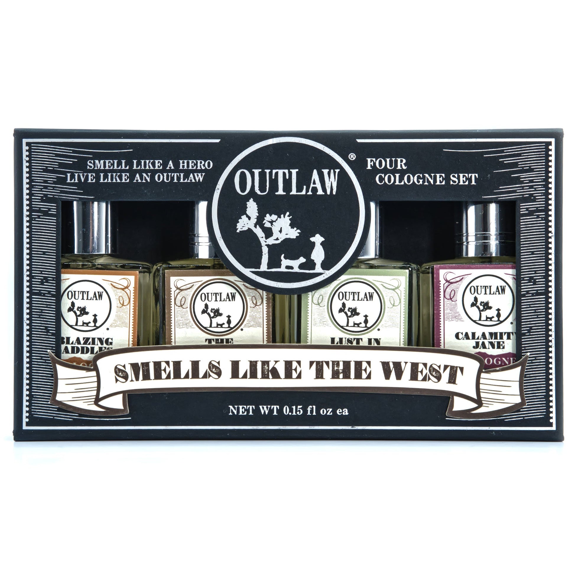 Outlaw Sample Cologne Gift Set - Set Of 4 Colognes