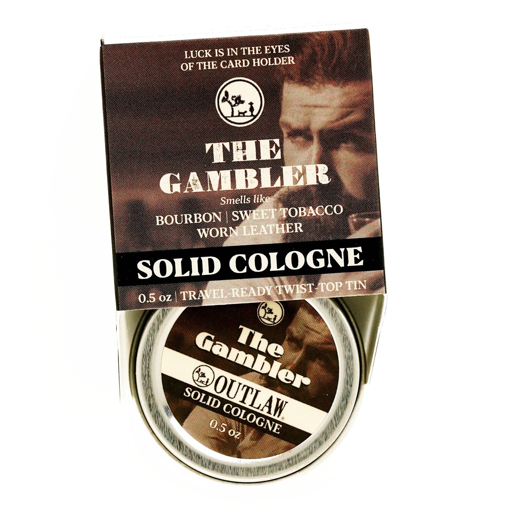 Bourbon Tobacco Solid Cologne for Men and Women, by Outlaw